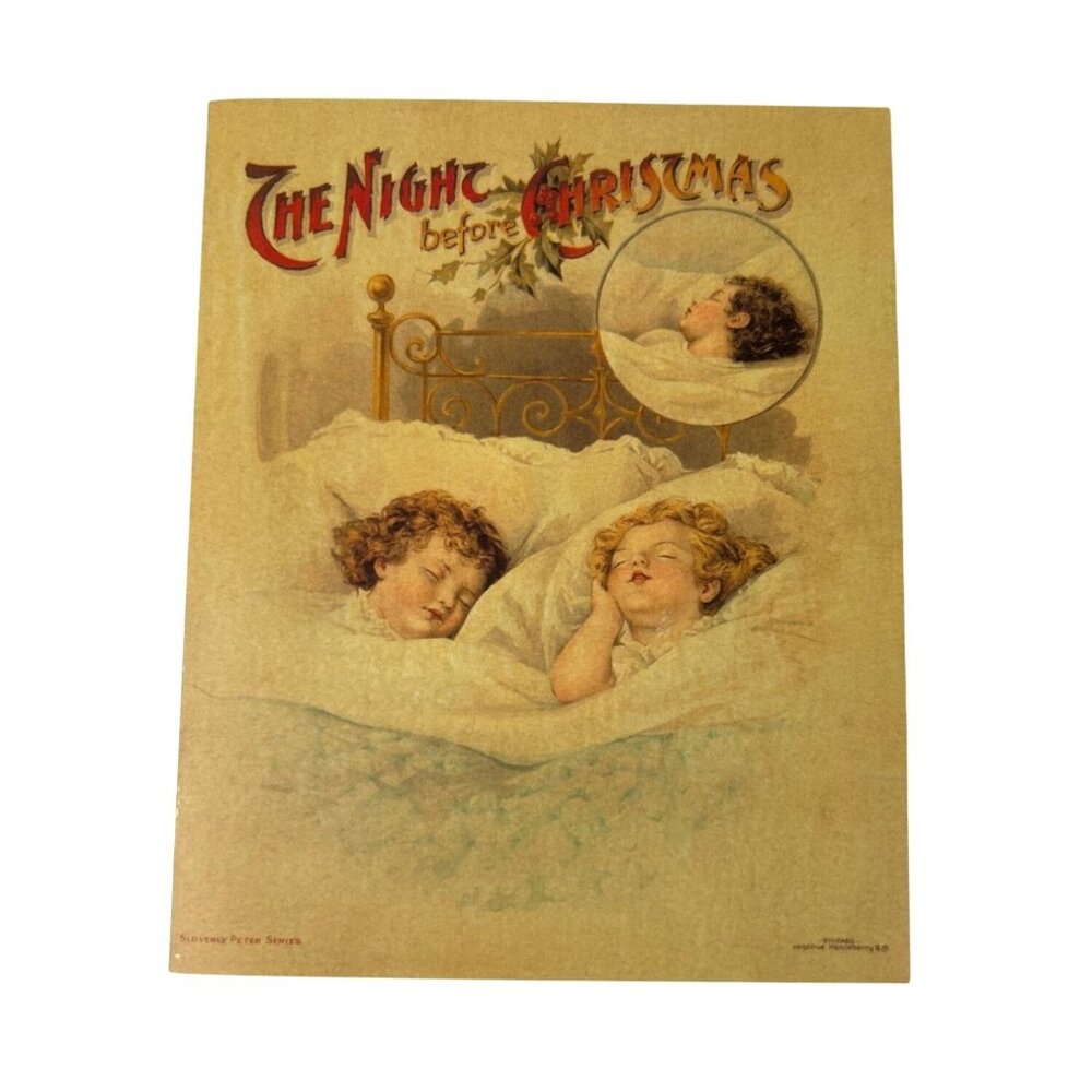 The Night Before Christmas Slovenly Peter Series Small Paperback Story Book VTG